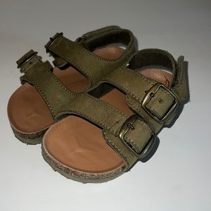 7/8 Toddler sandals army green